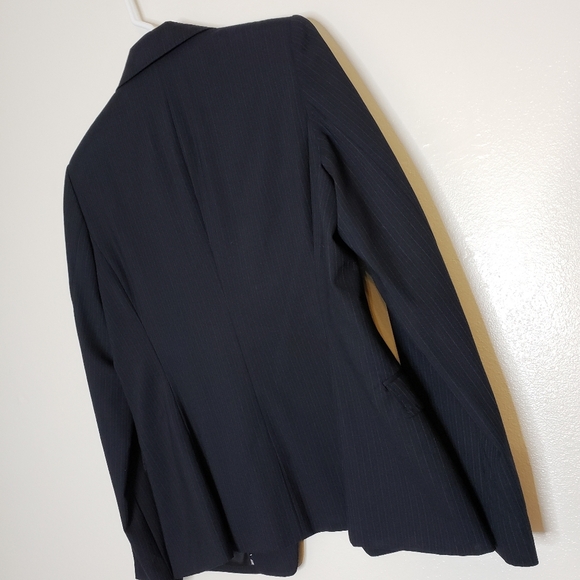 Elie Tahari Luxury Lorelei Thin Pinstripe Jacket Office Designer Womens Summer - Picture 11 of 16